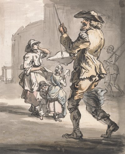 Grida di Londra: Divertimento su divertimento da Paul Sandby